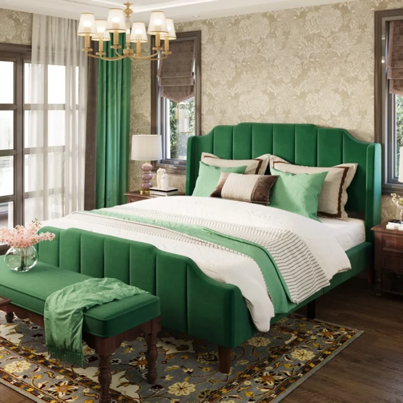 Zan Minimalist green bedroom