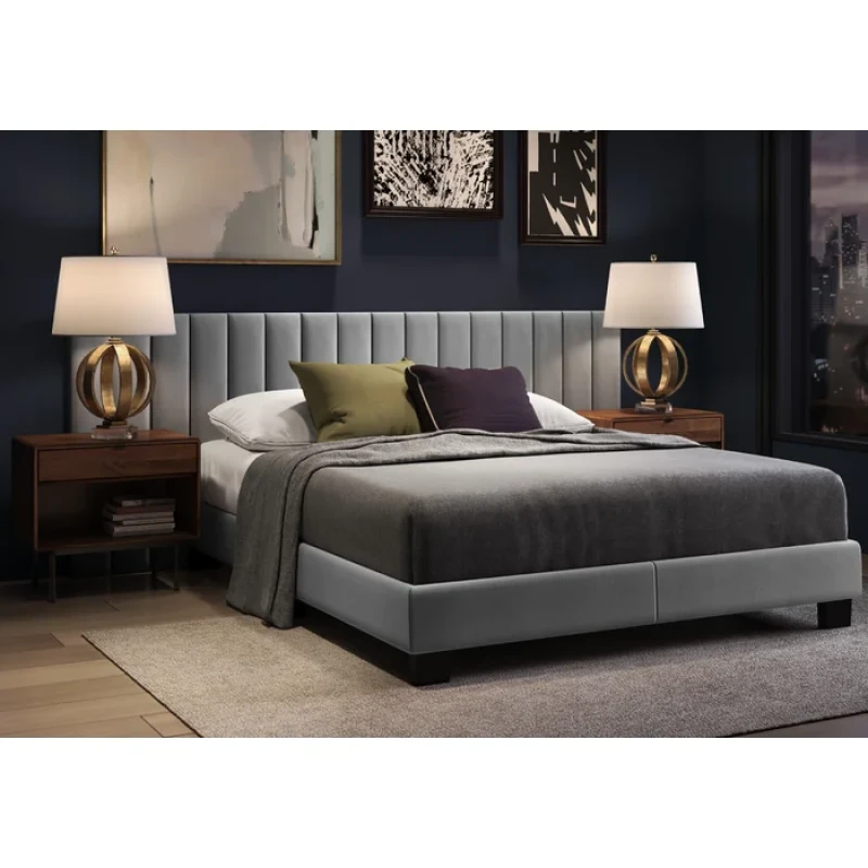 Zan Luxury Gray Bedroom