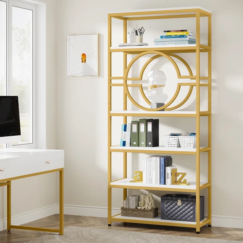 Zan Gold bookcase simple