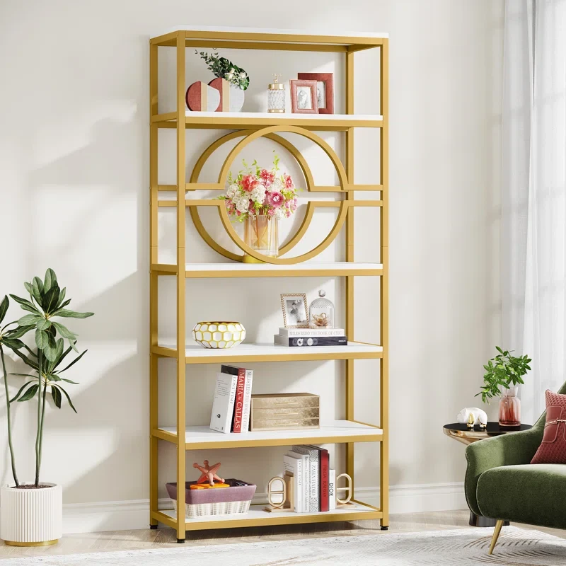 Zan Gold bookcase simple