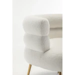 Zan stainless white chair