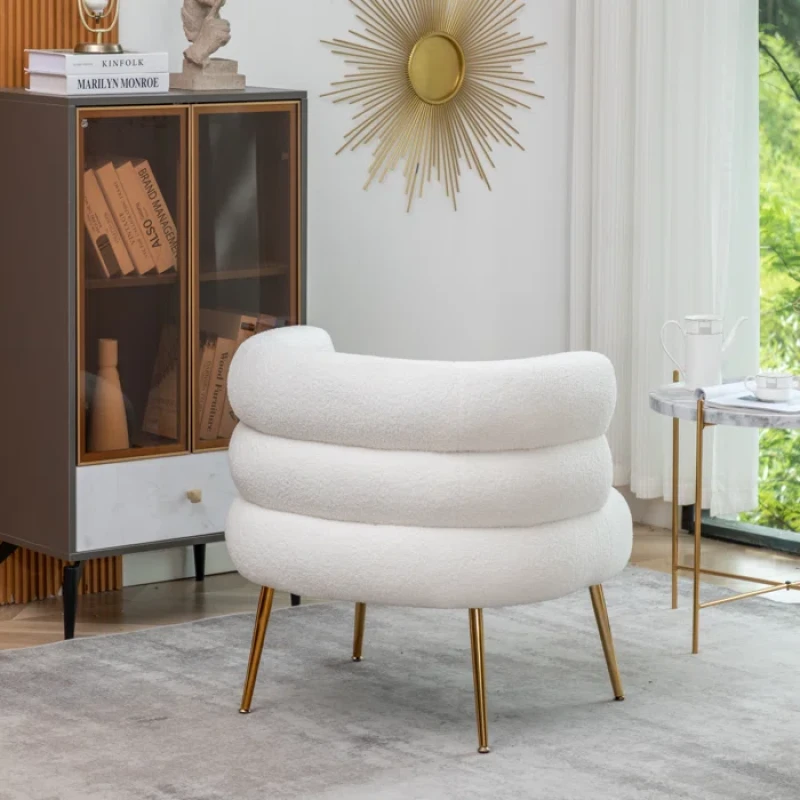 Zan stainless white chair