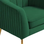 Zan modern armchair green