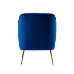 Upholstered chair blue