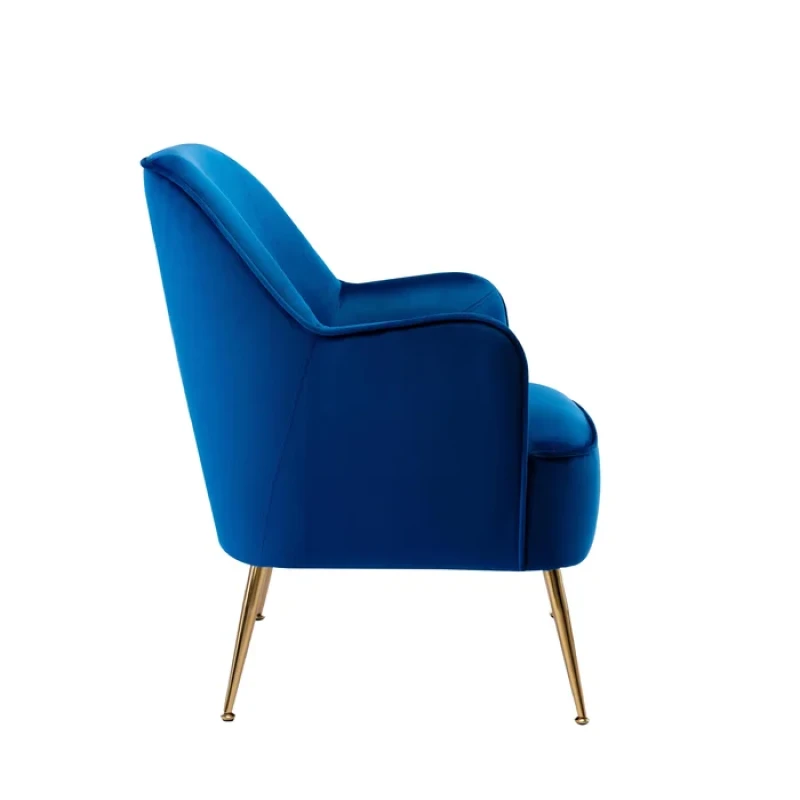 Upholstered chair blue