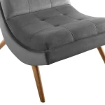 Zan chaise lounge chair gray