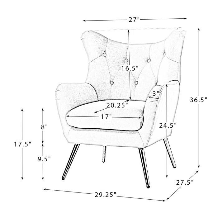 Zan+Upholstered+Wingback+Chair (9)