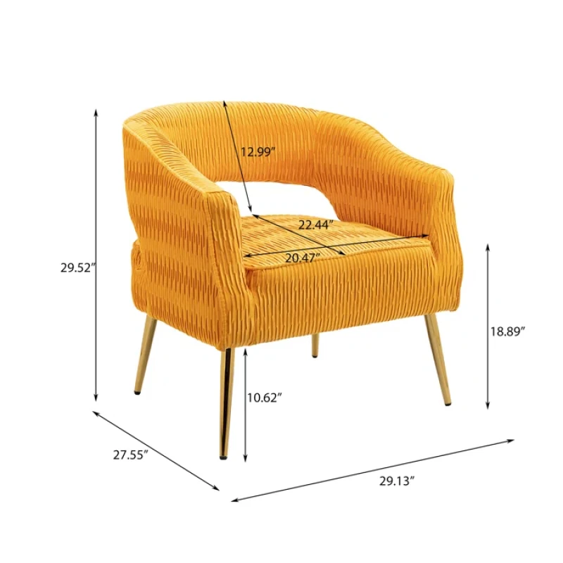 Luxury Yellow Armchair