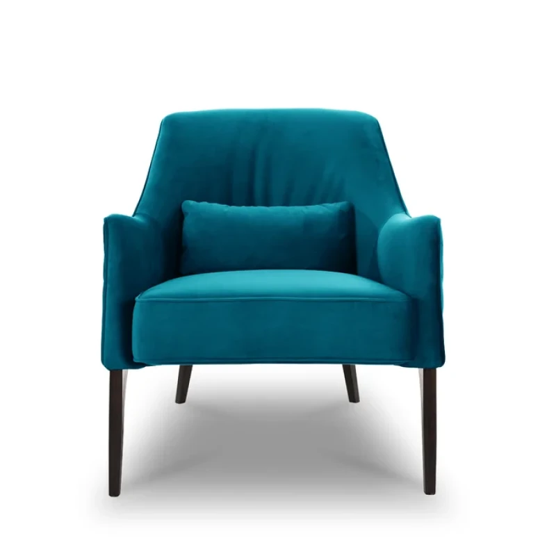 Compact Armchair with Side Table