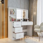 Zan Luxury Vanity Desk white
