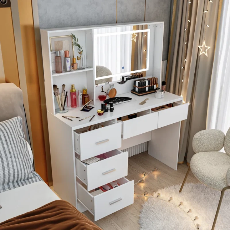 Zan Luxury Vanity Desk white
