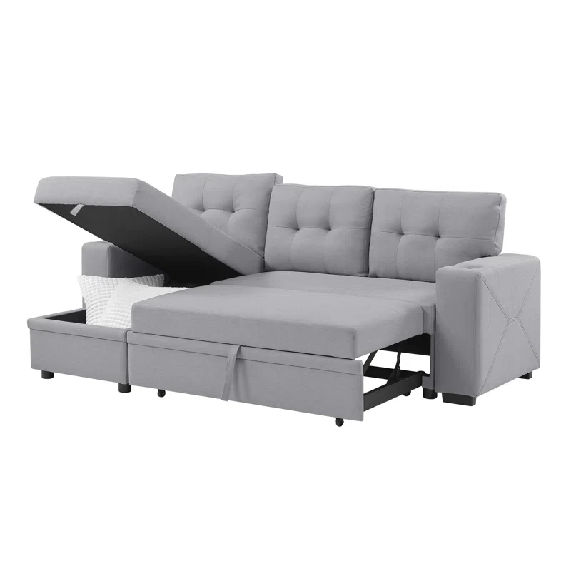 Zan storage L shape sofa