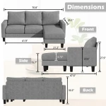 Deep Seat Sectional Sofa