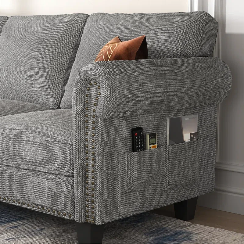 Space-saving L shape sofa