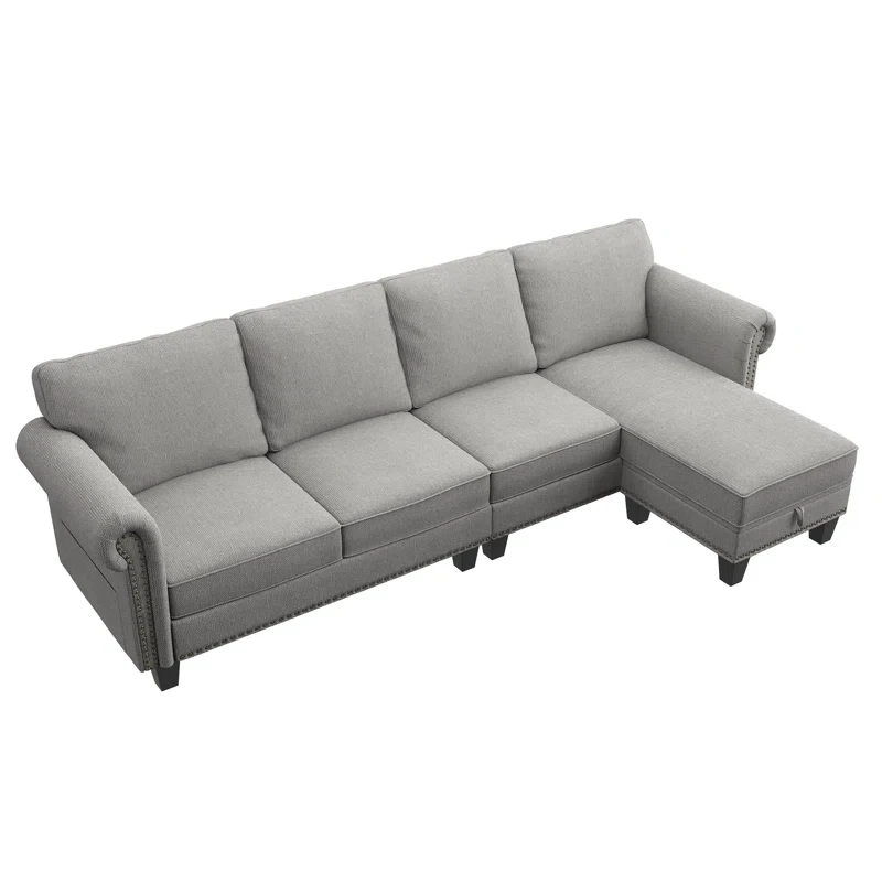 Space-saving L shape sofa