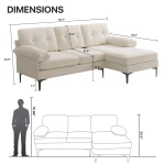 L-Shaped Sectional for Living Room