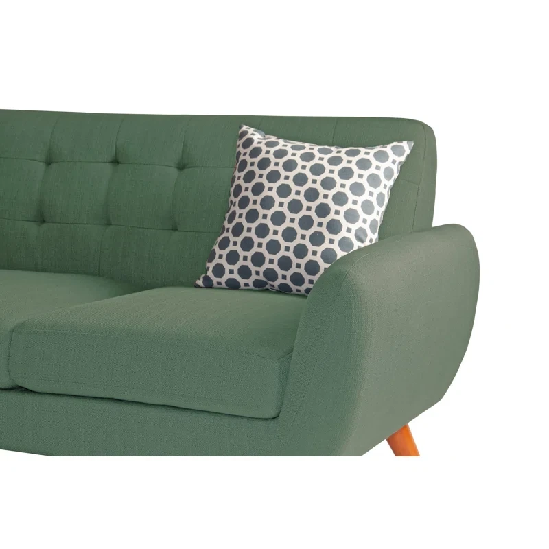 Velvet Sectional Sofa Upholstered