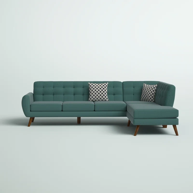 Zan modern Sofa Green color