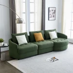 Zan 3 seater sofa Green
