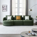 Zan 3 seater sofa Green