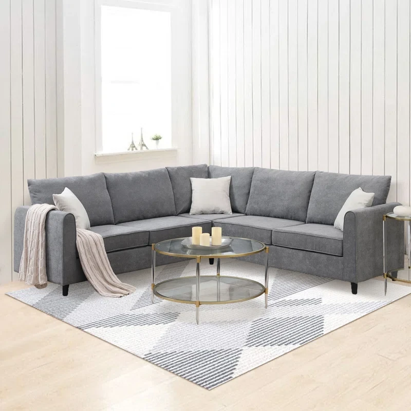 Zan Minimalist L-shape Sofa