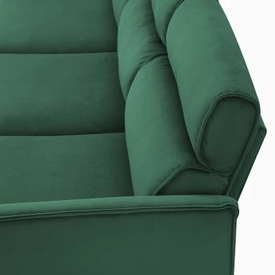 Minimalist High-Back Corner Sofa