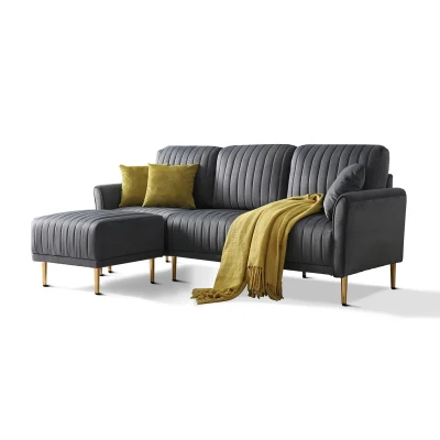Modern Upholstered L-Sofa