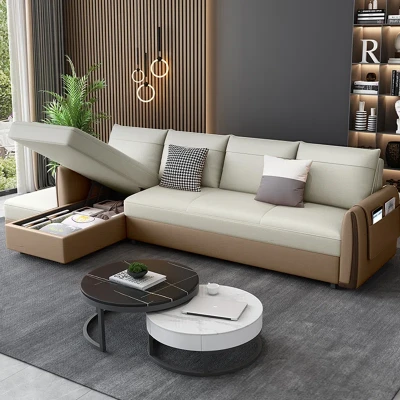 Mid-century Upholstered corner Sofa