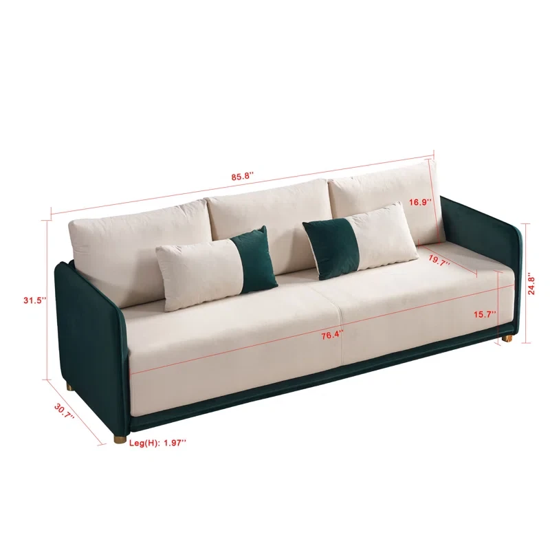 Zan Modern 3 Seater sofa