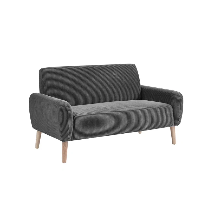Velvet Curved Sofa