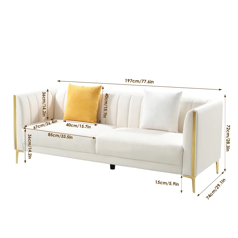 3-Seater Sofa for Living Room