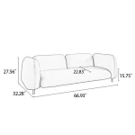 Luxury Velvet 3-Seater Sofa