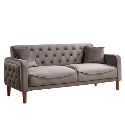 Modern leather sofa for living room