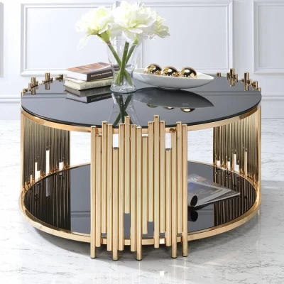 Round Coffee Table gold