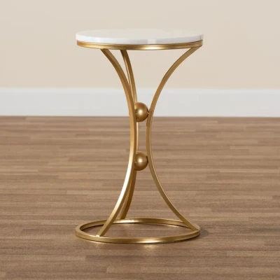 Zan stainless table gold