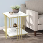 Coffee table stainless gold