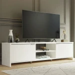 Modern Off White TV Stand