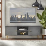 Gray Modern TV Stand
