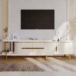Affordable TV Table Gold
