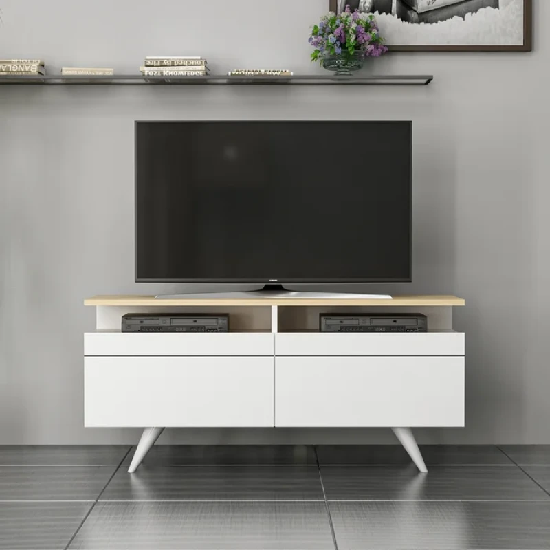 Mid-Century Marble TV Stand