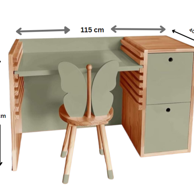 Grow Table with Cabinets
