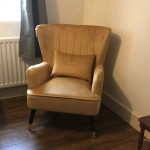 Zan modern Wingback Chair